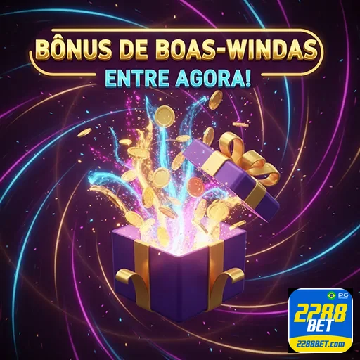 Imagem promocional do site 2288bet destacando o bônus 06 para jogos de azar.